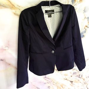 Ann Taylor Deep Navy Petite Blazer